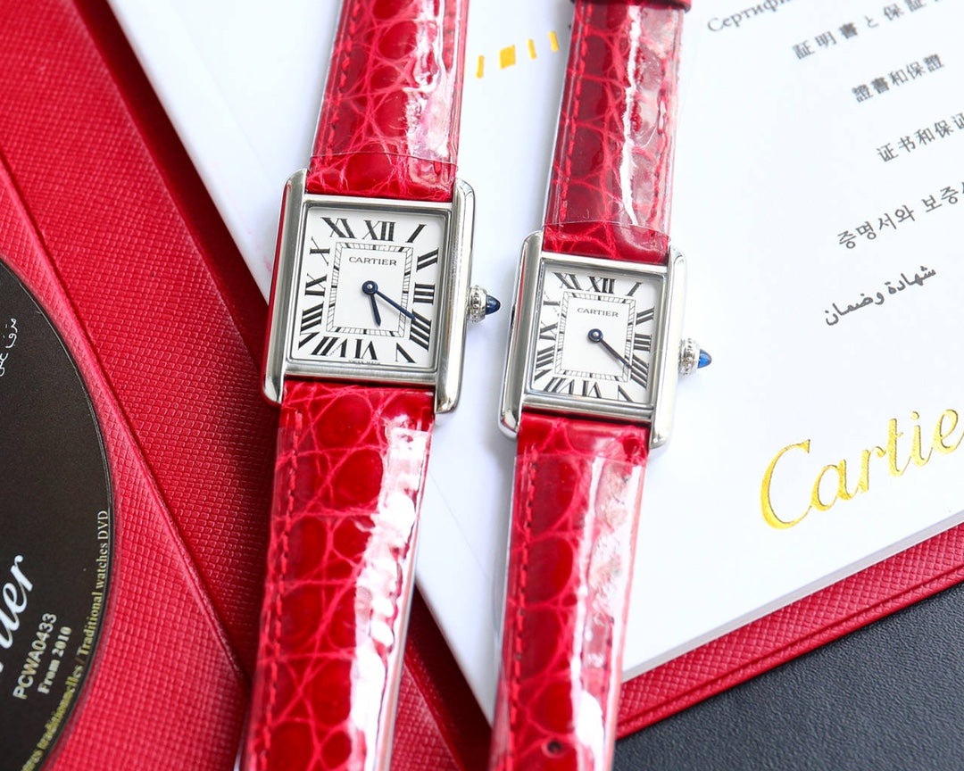 Panthere De Cartie Quartz Pink Gold Case