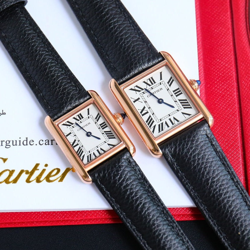 Panthere De Cartie Quartz Pink Gold Case