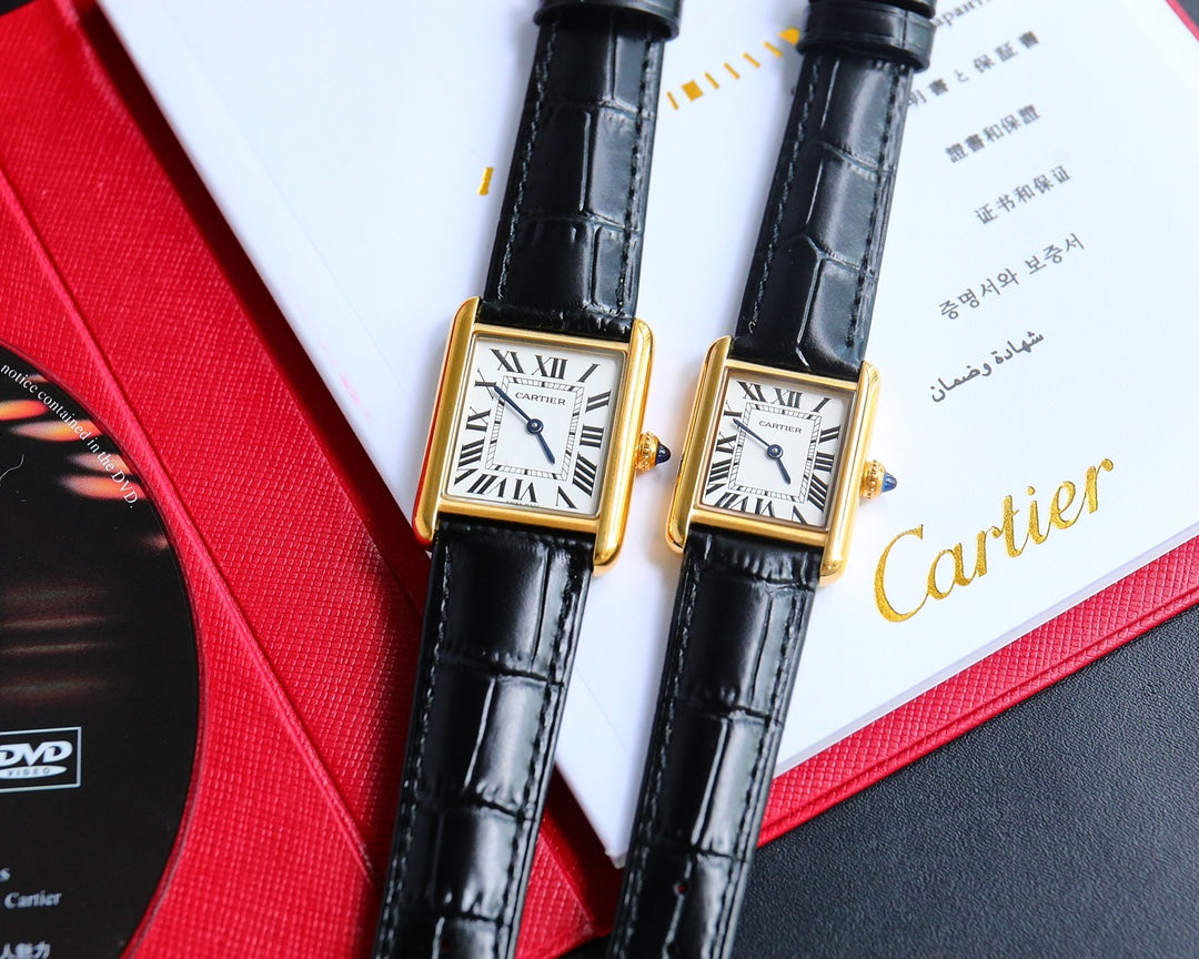 Panthere De Cartie Quartz Pink Gold Case