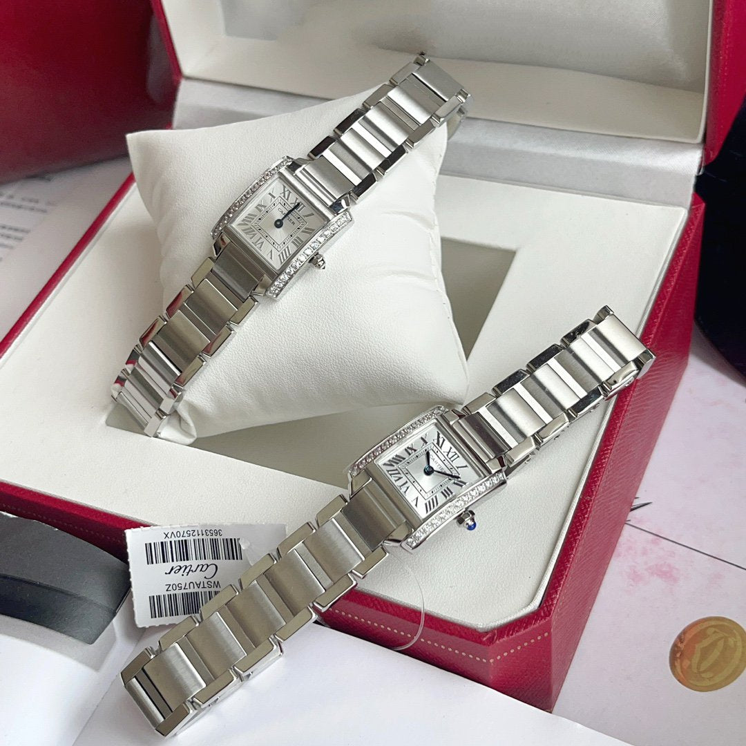 Panthere De Cartie Quartz Pink Gold Case