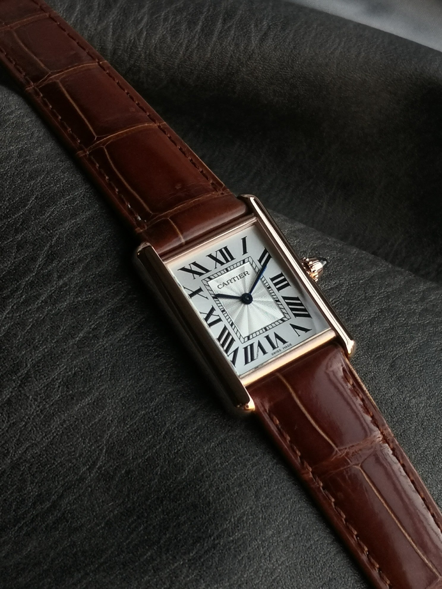 Panthere De Cartie Quartz Pink Gold Case