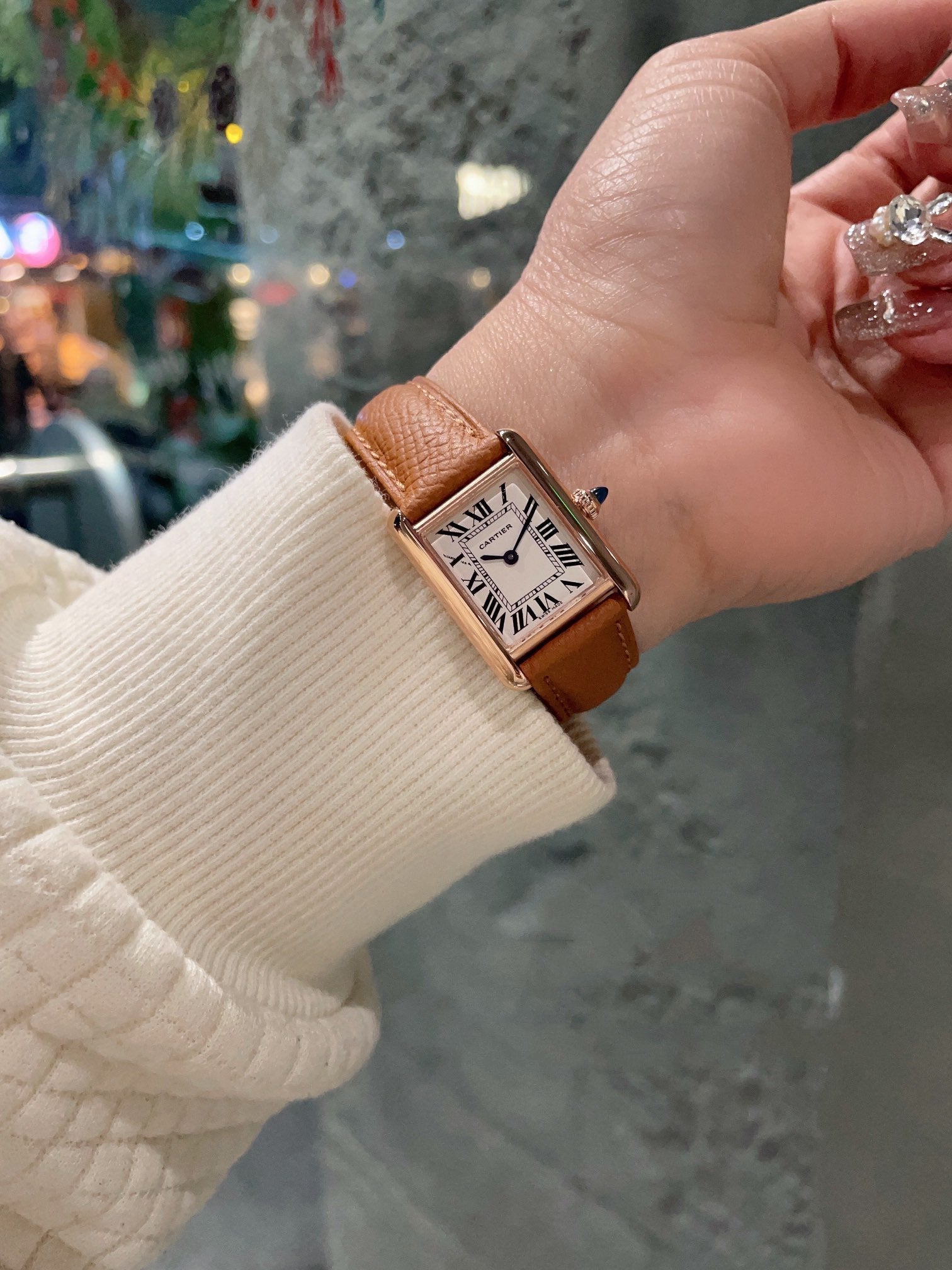 Panthere De Cartie Quartz Pink Gold Case