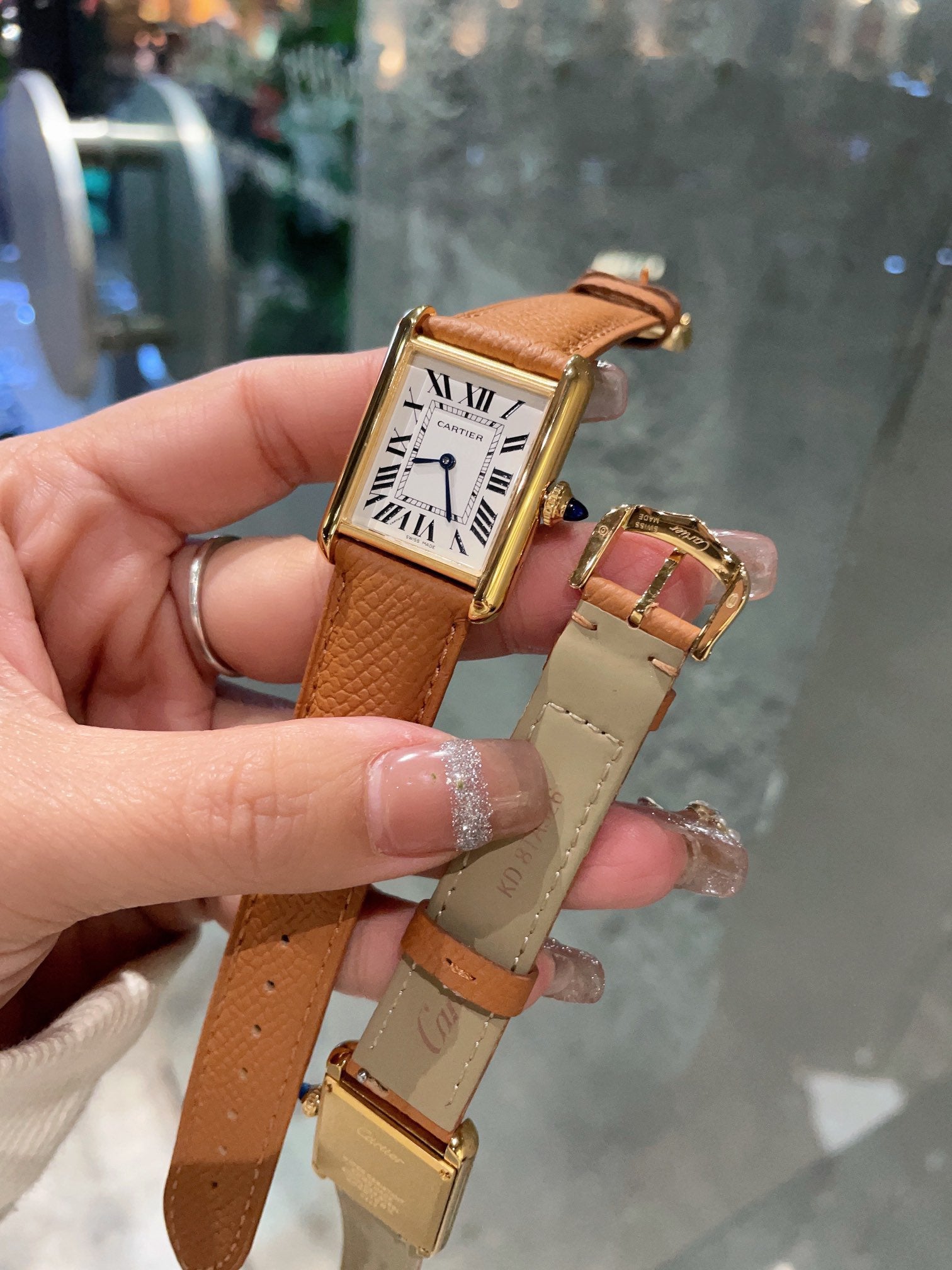 Panthere De Cartie Quartz Pink Gold Case