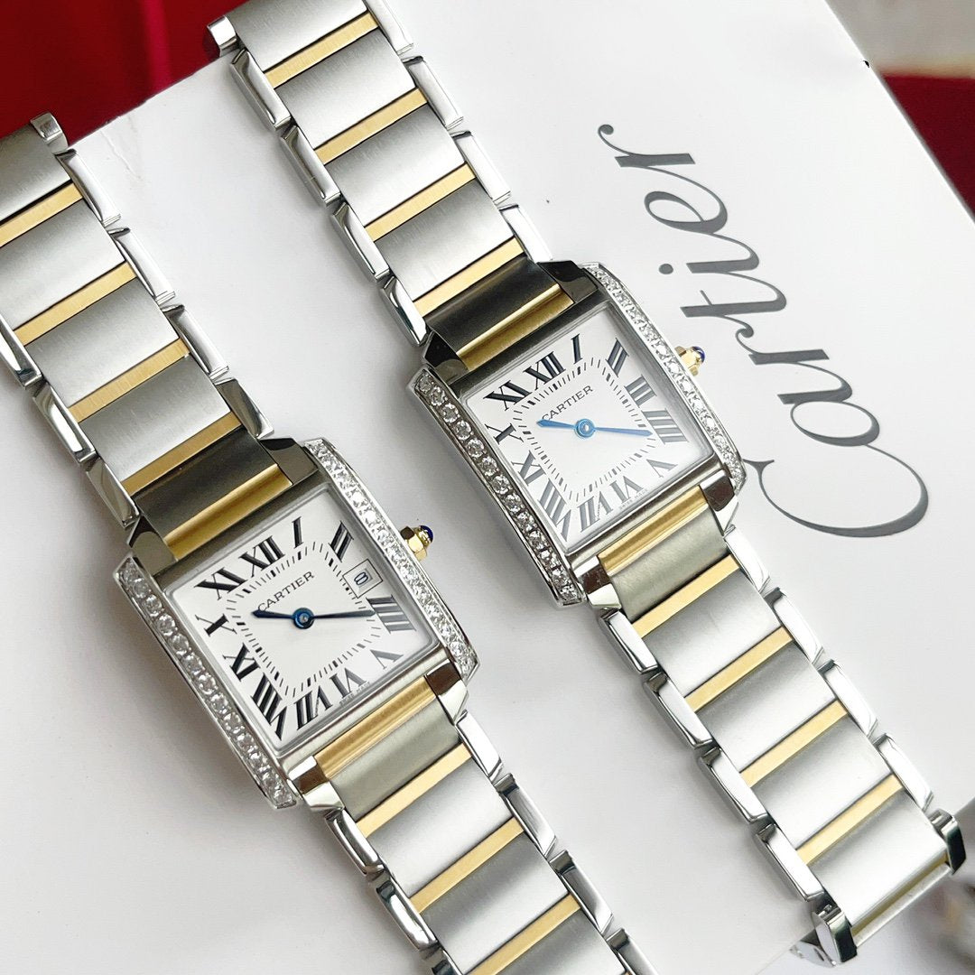 Panthere De Cartie Quartz Pink Gold Case