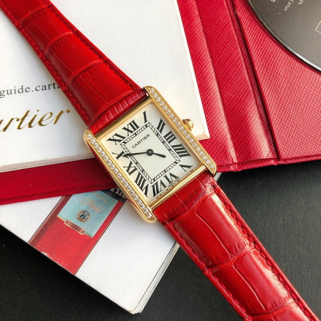 Panthere De Cartie Quartz Pink Gold Case