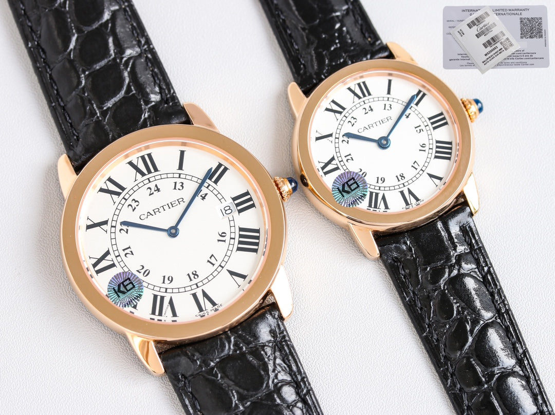 Panthere De Cartie Quartz Pink Gold Case