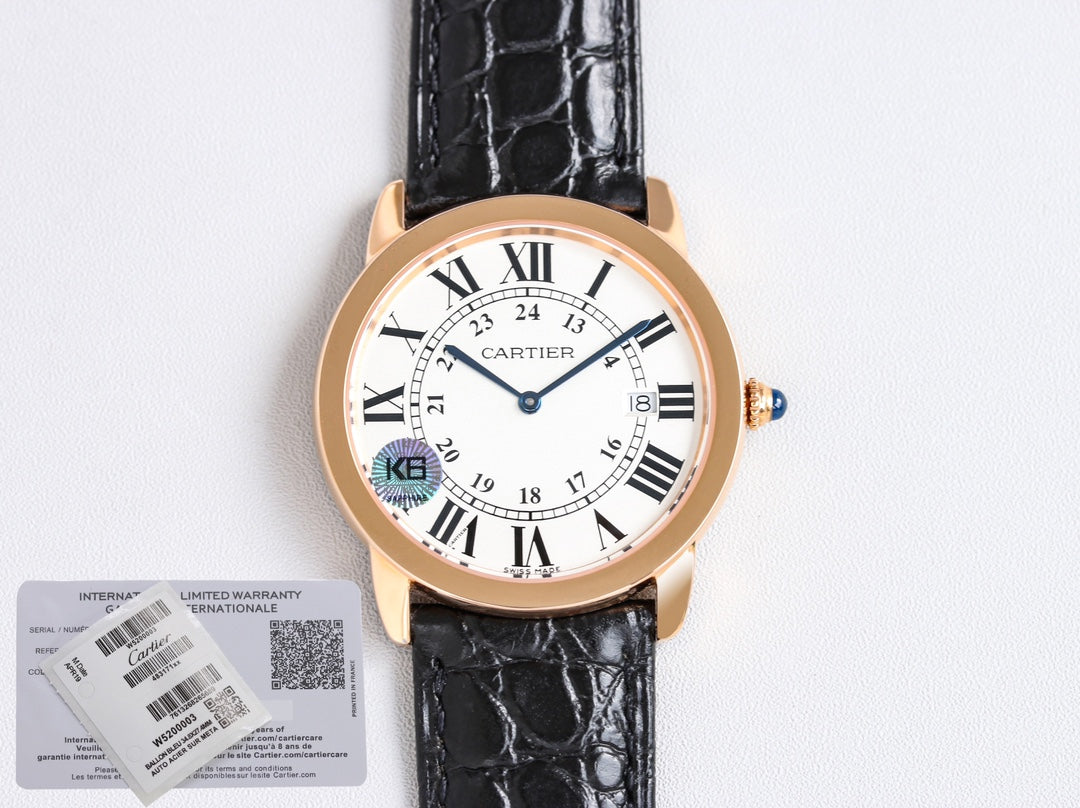 Panthere De Cartie Quartz Pink Gold Case