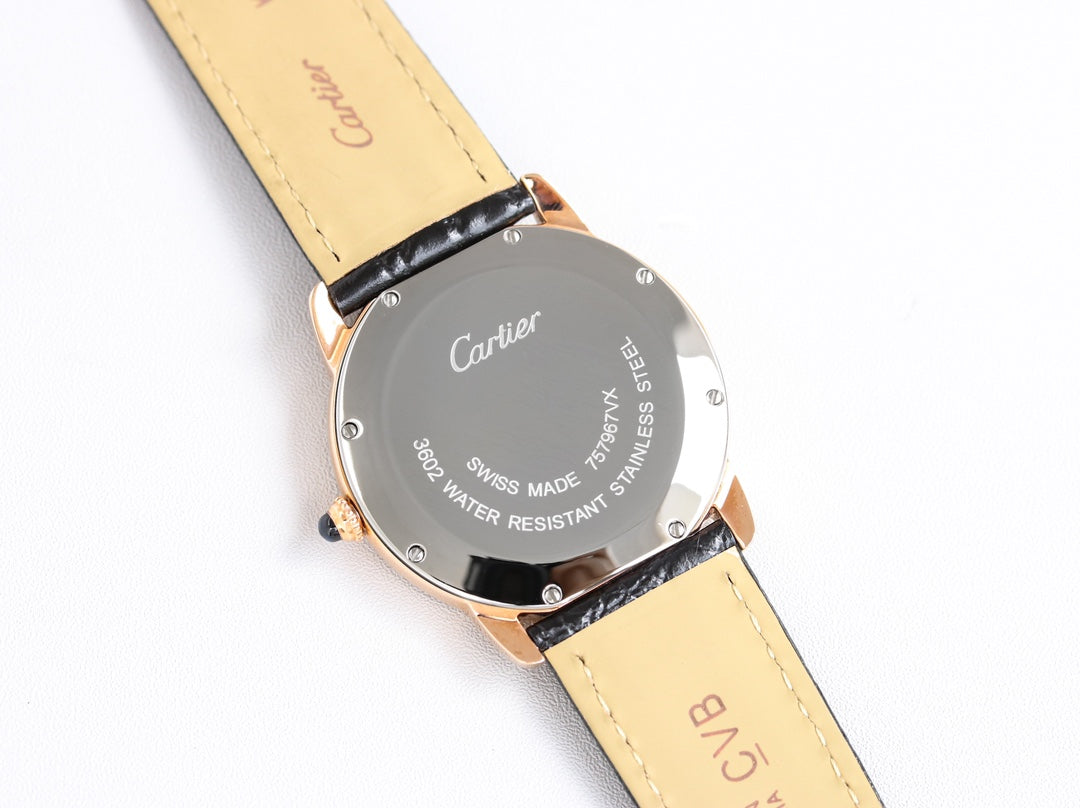 Panthere De Cartie Quartz Pink Gold Case