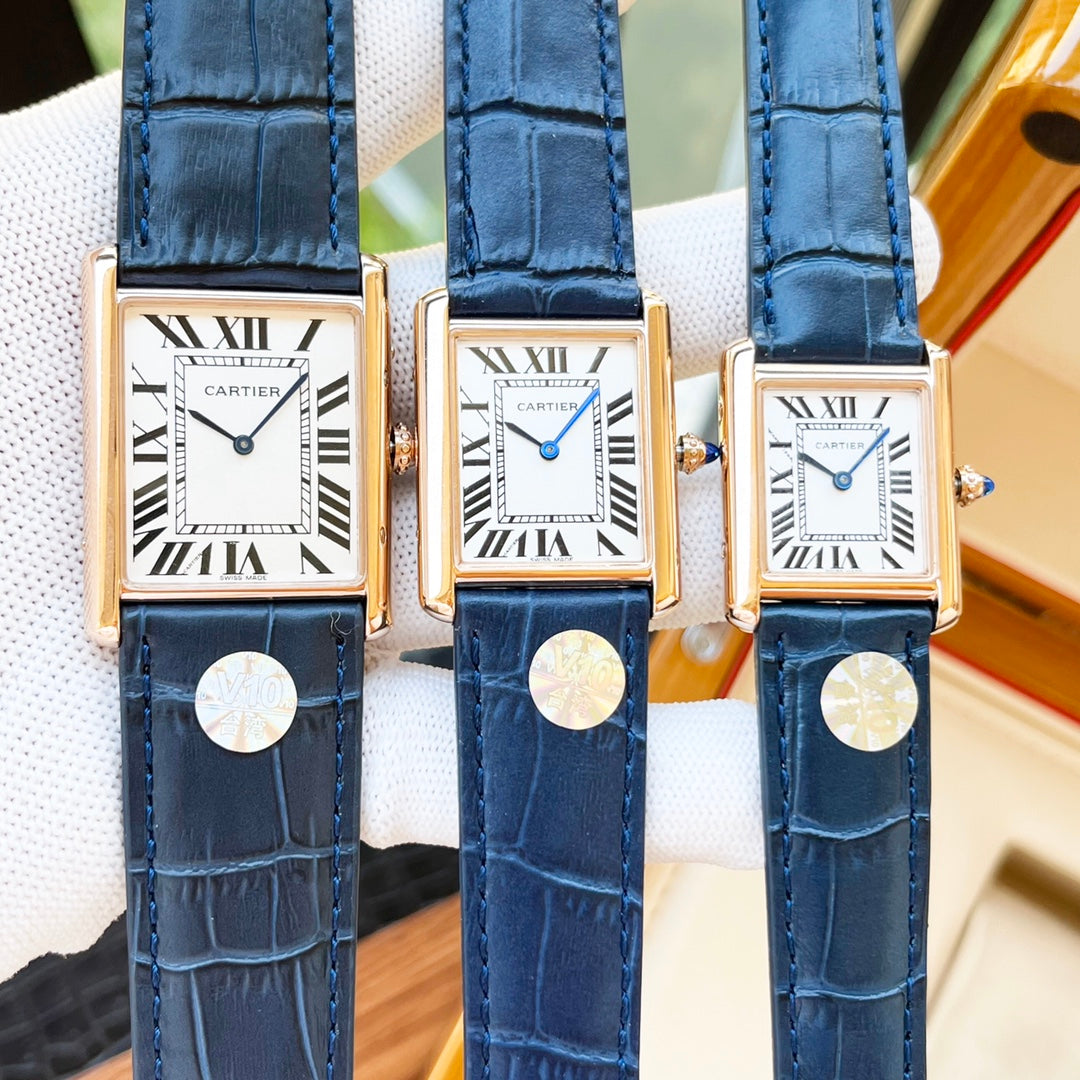 Panthere De Cartie Quartz Pink Gold Case