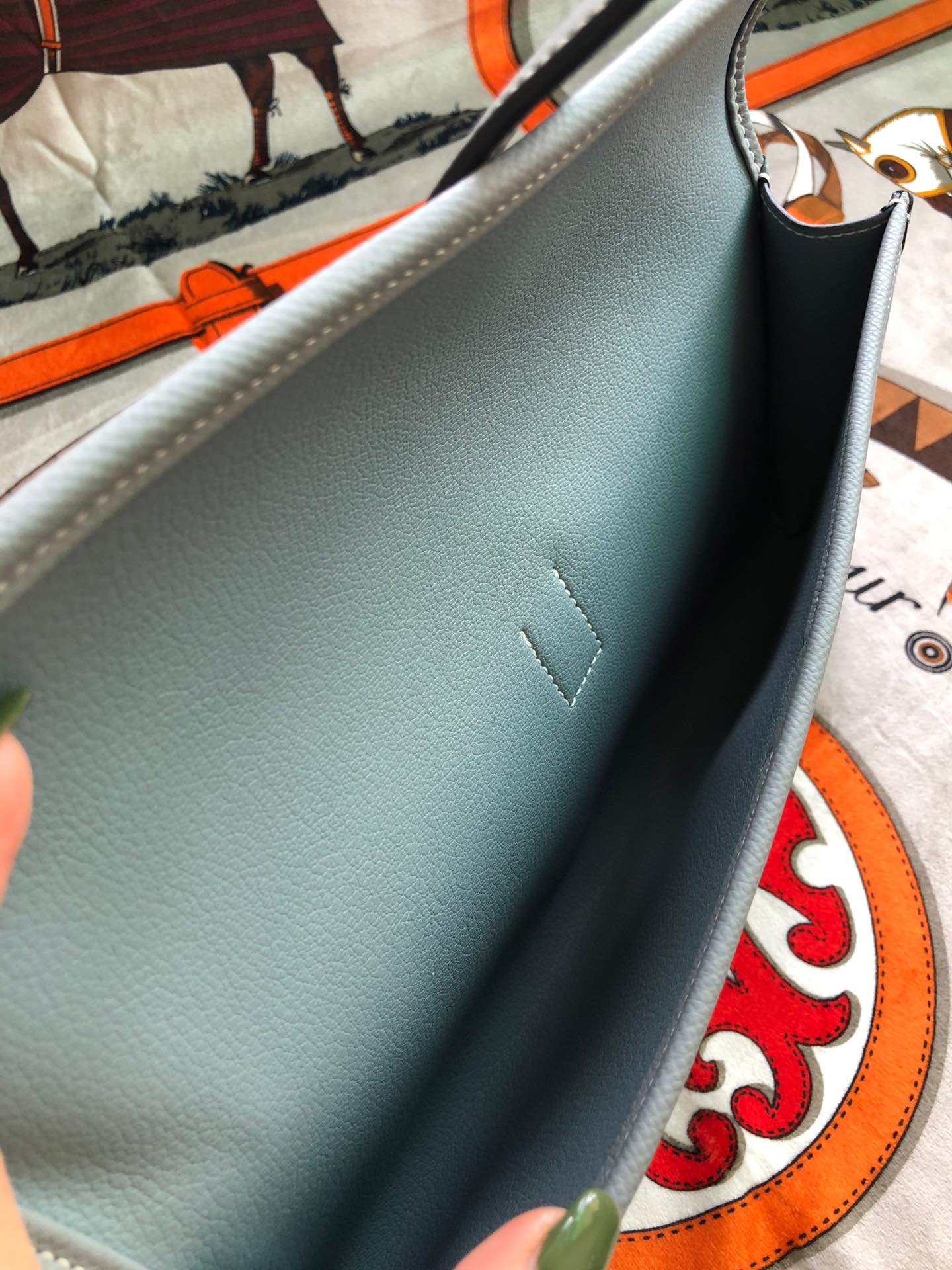 Richelieu Wallet 19 In Classic Red Goyardine Canvas