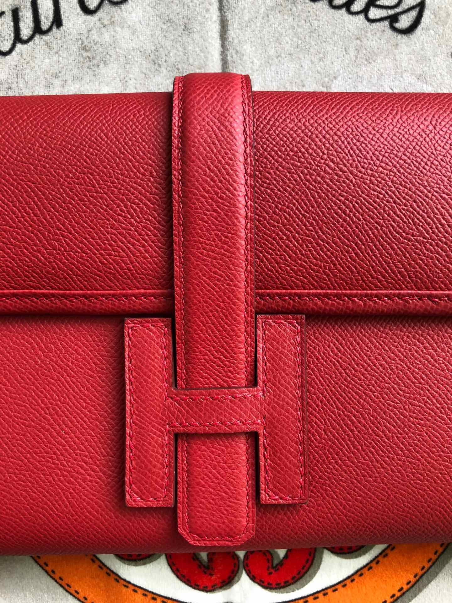 Richelieu Wallet 19 In Classic Red Goyardine Canvas