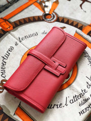 Richelieu Wallet 19 In Classic Red Goyardine Canvas
