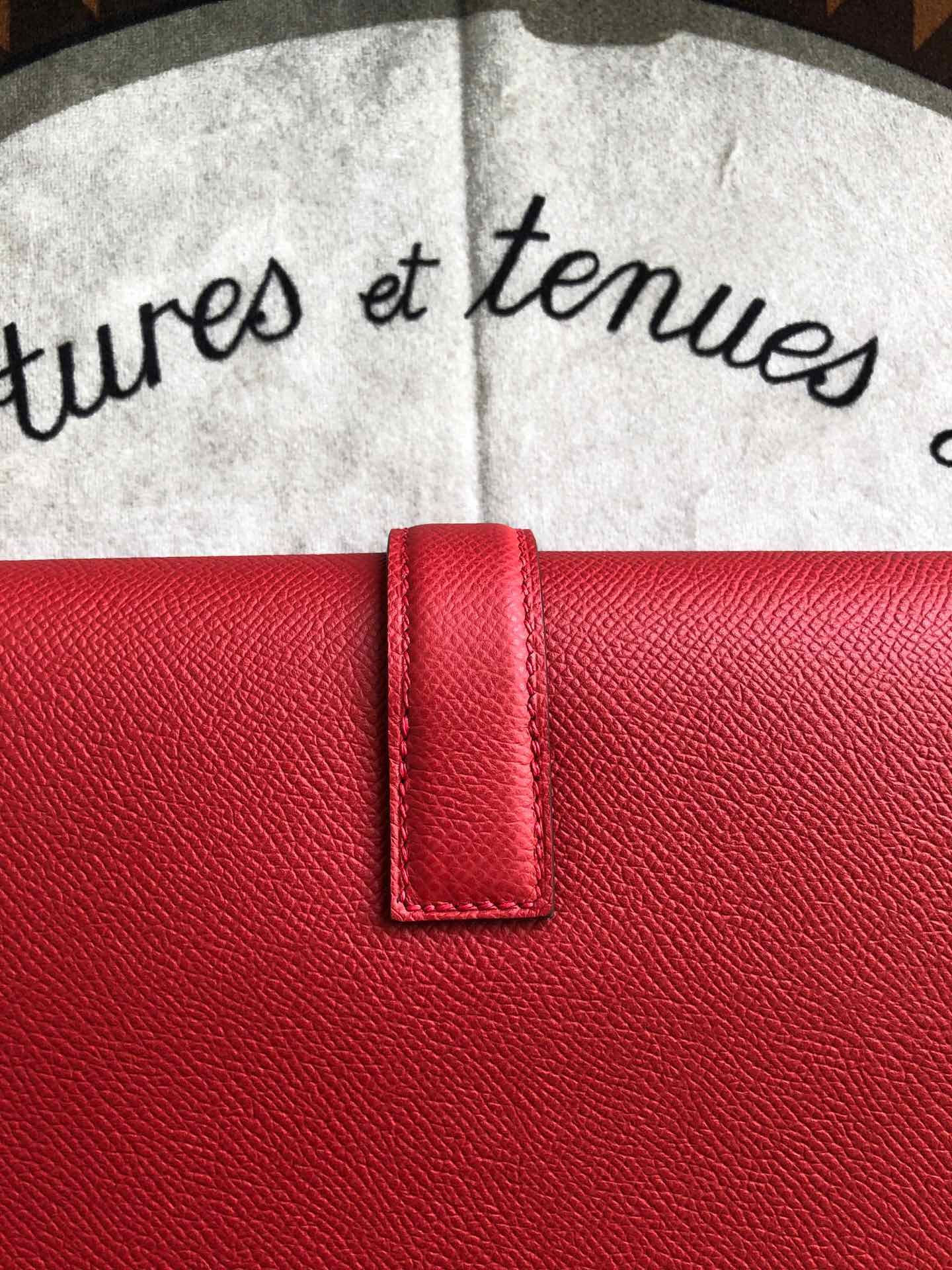 Richelieu Wallet 19 In Classic Red Goyardine Canvas