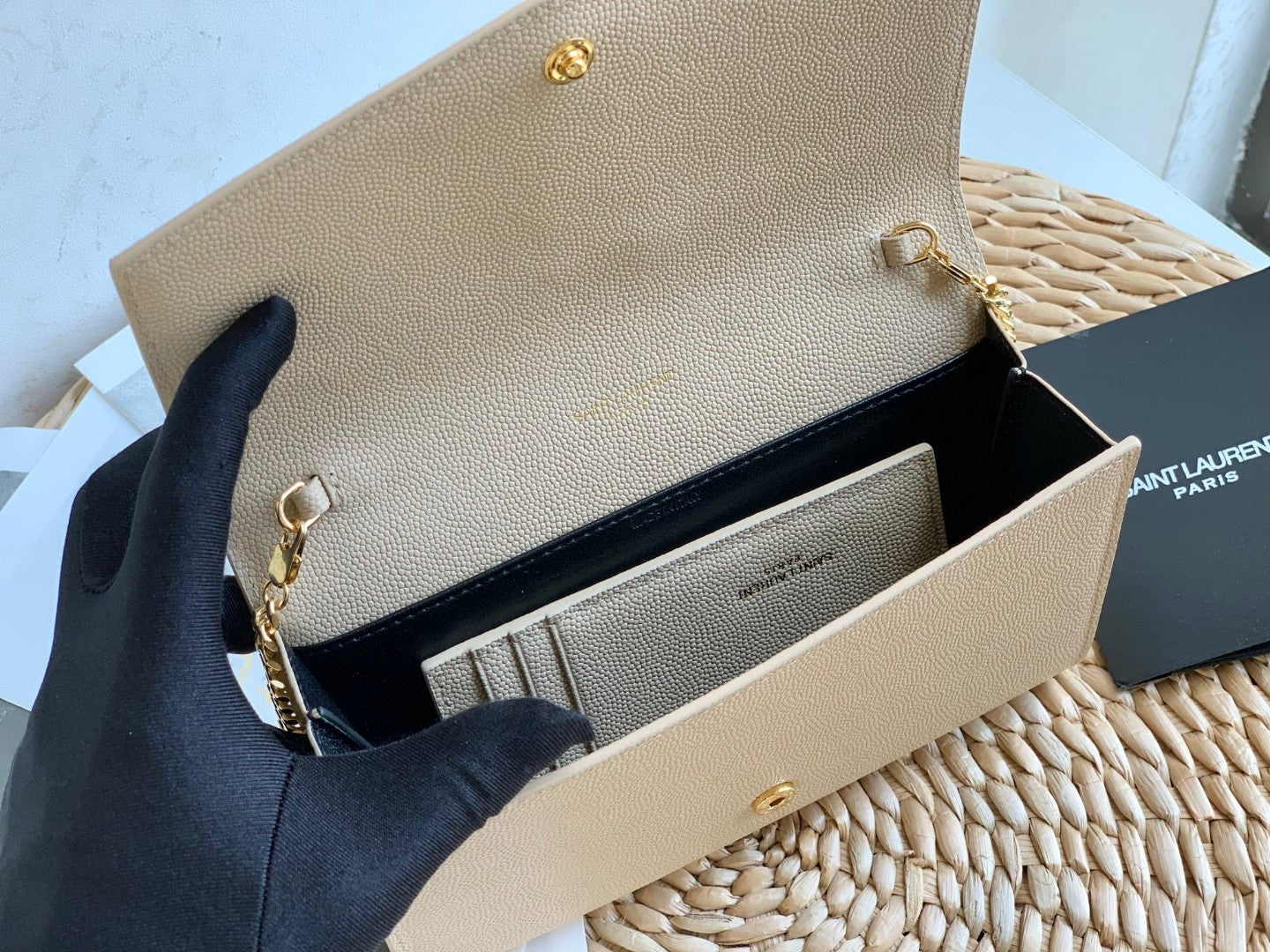 YSL uptown wallet