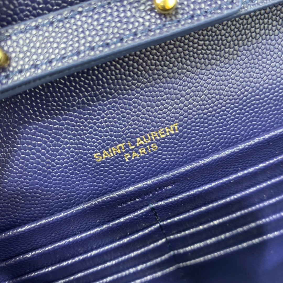 YSL CASSANDRE MATELASSÉ CHAIN WALLET