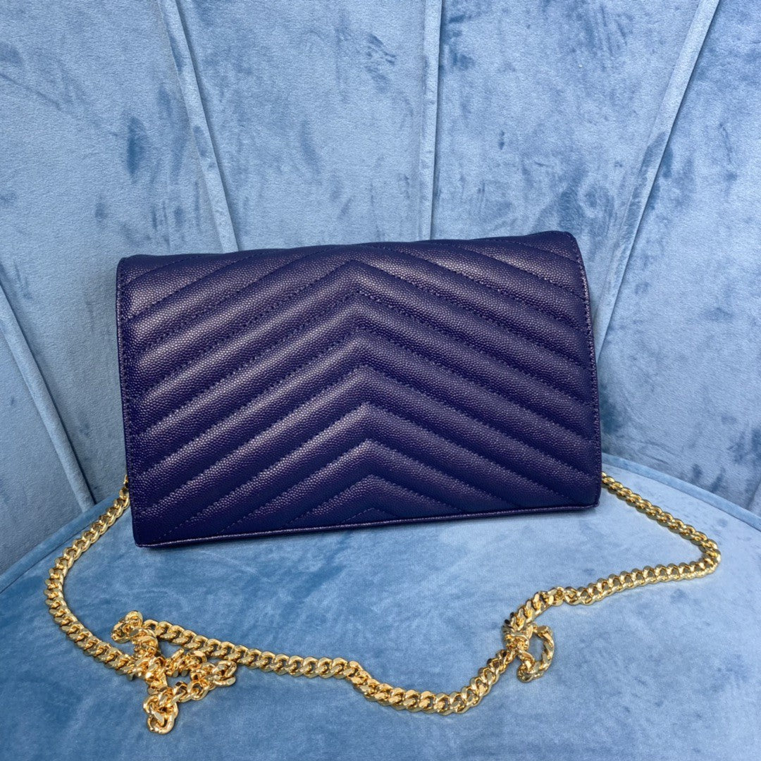 YSL CASSANDRE MATELASSÉ CHAIN WALLET