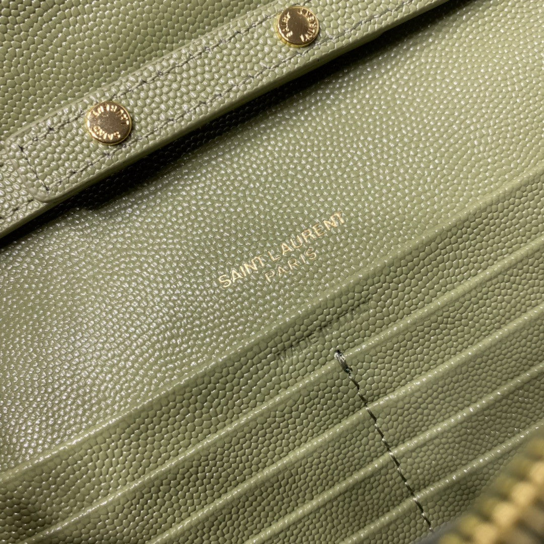 YSL CASSANDRE MATELASSÉ CHAIN WALLET