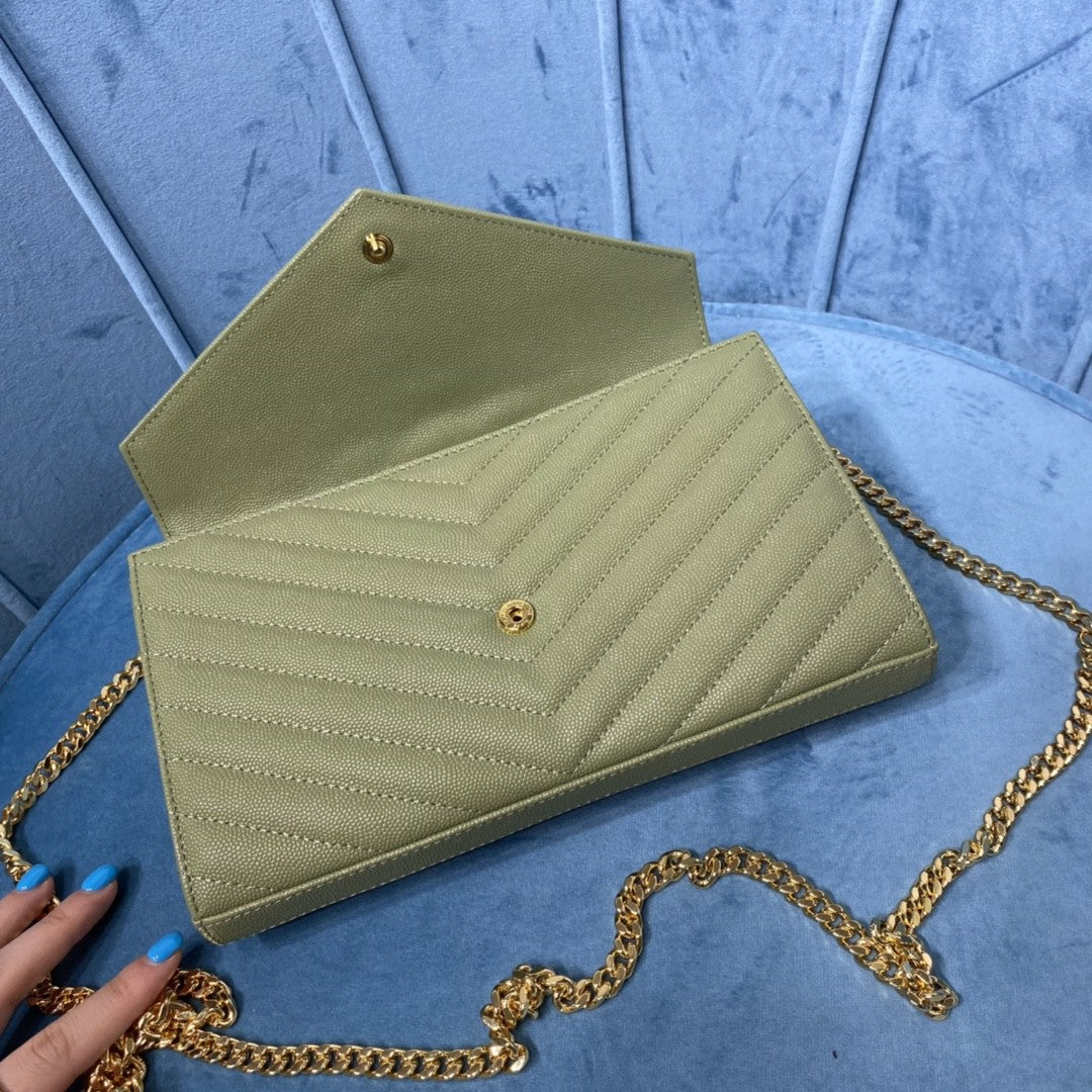 YSL CASSANDRE MATELASSÉ CHAIN WALLET