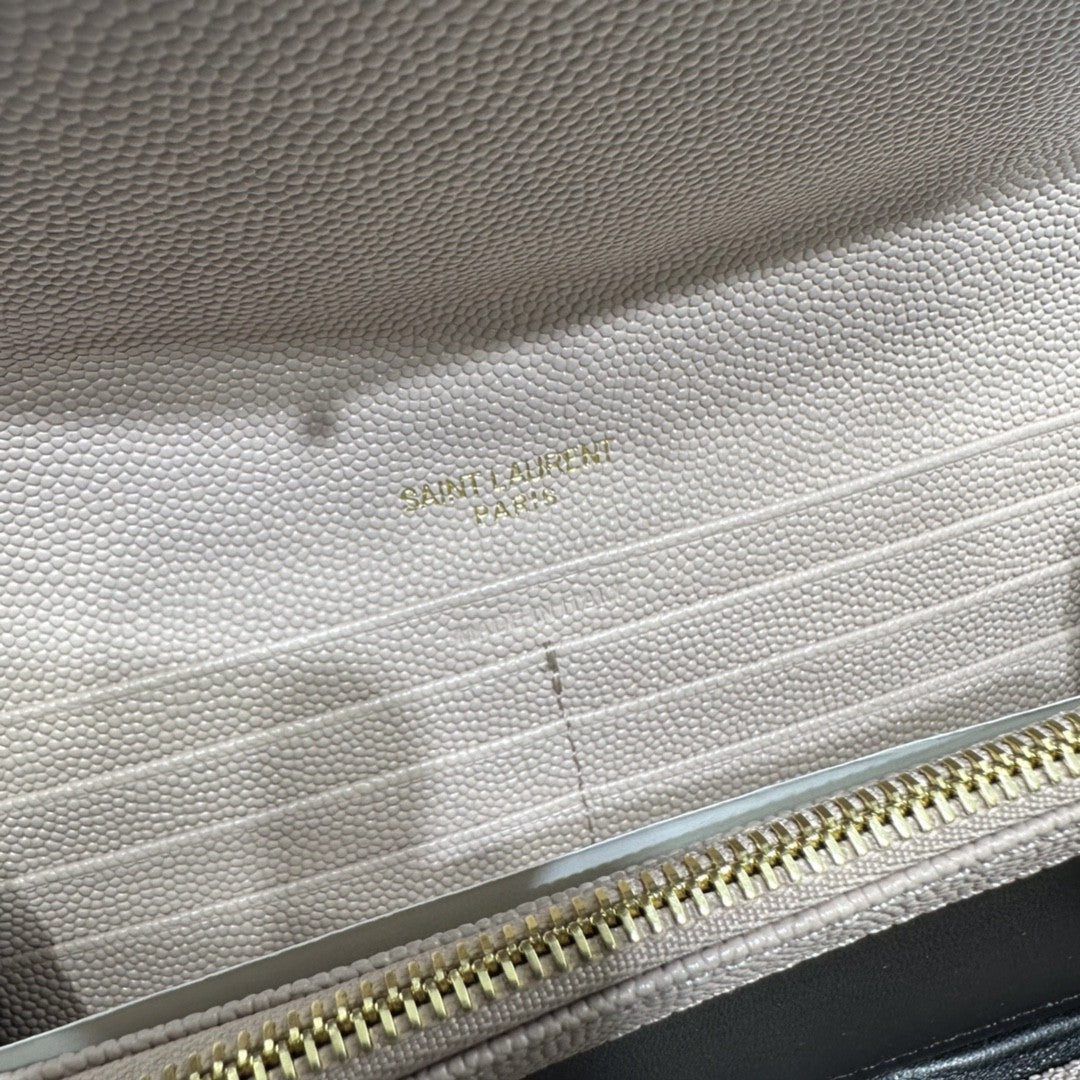 YSL CASSANDRE MATELASSÉ LARGE FLAP WALLET