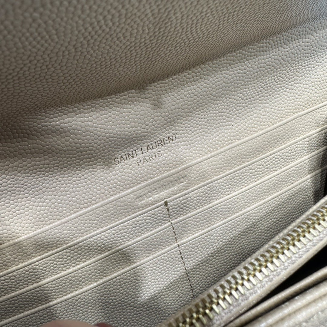 YSL CASSANDRE MATELASSÉ LARGE FLAP WALLET