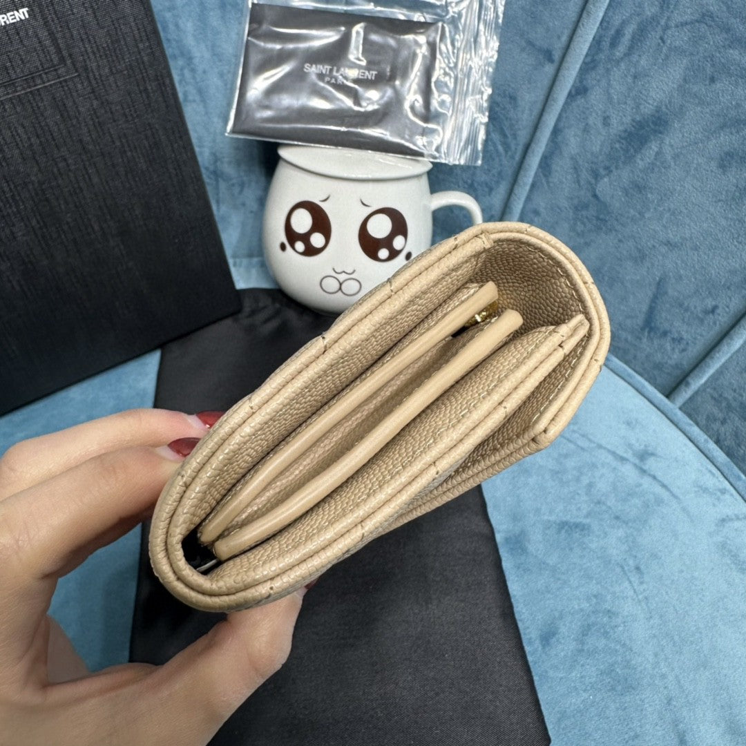 YSL CASSANDRE MATELASSÉ LARGE FLAP WALLET