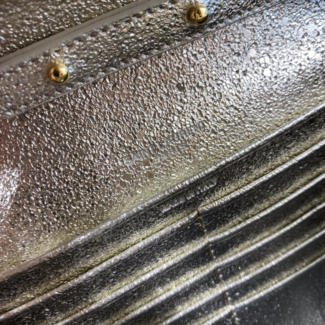 YSL CASSANDRE MATELASSE CHAIN WALLET