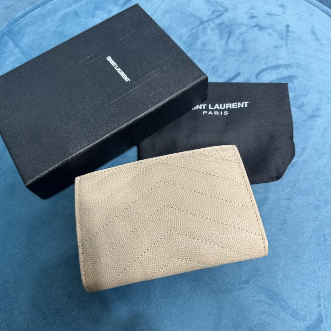 YSL CASSANDRE MATELASSÉ SMALL ENVELOPE WALLET