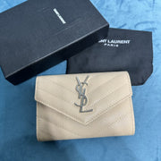 YSL CASSANDRE MATELASSÉ SMALL ENVELOPE WALLET