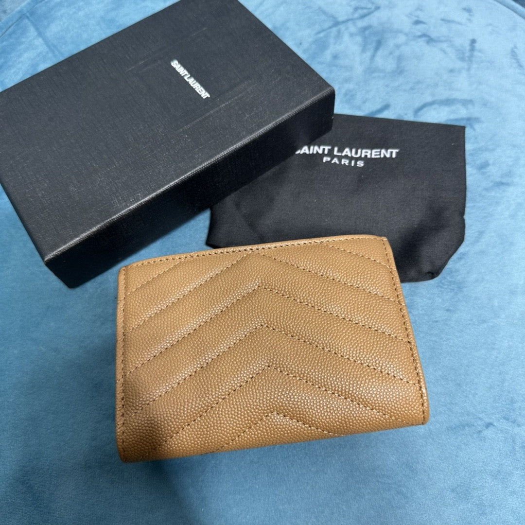 YSL CASSANDRE MATELASSÉ SMALL ENVELOPE WALLET