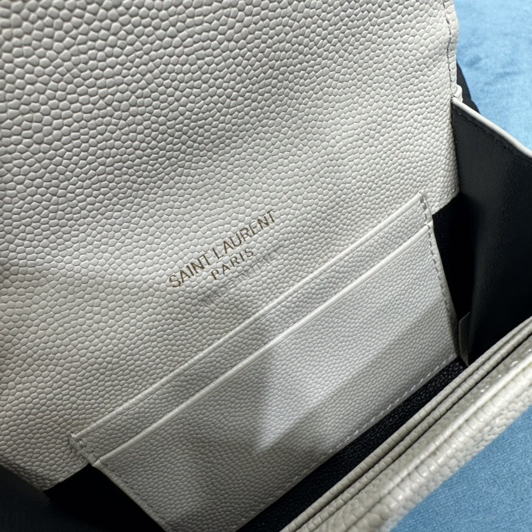 YSL CASSANDRE MATELASSÉ SMALL ENVELOPE WALLET