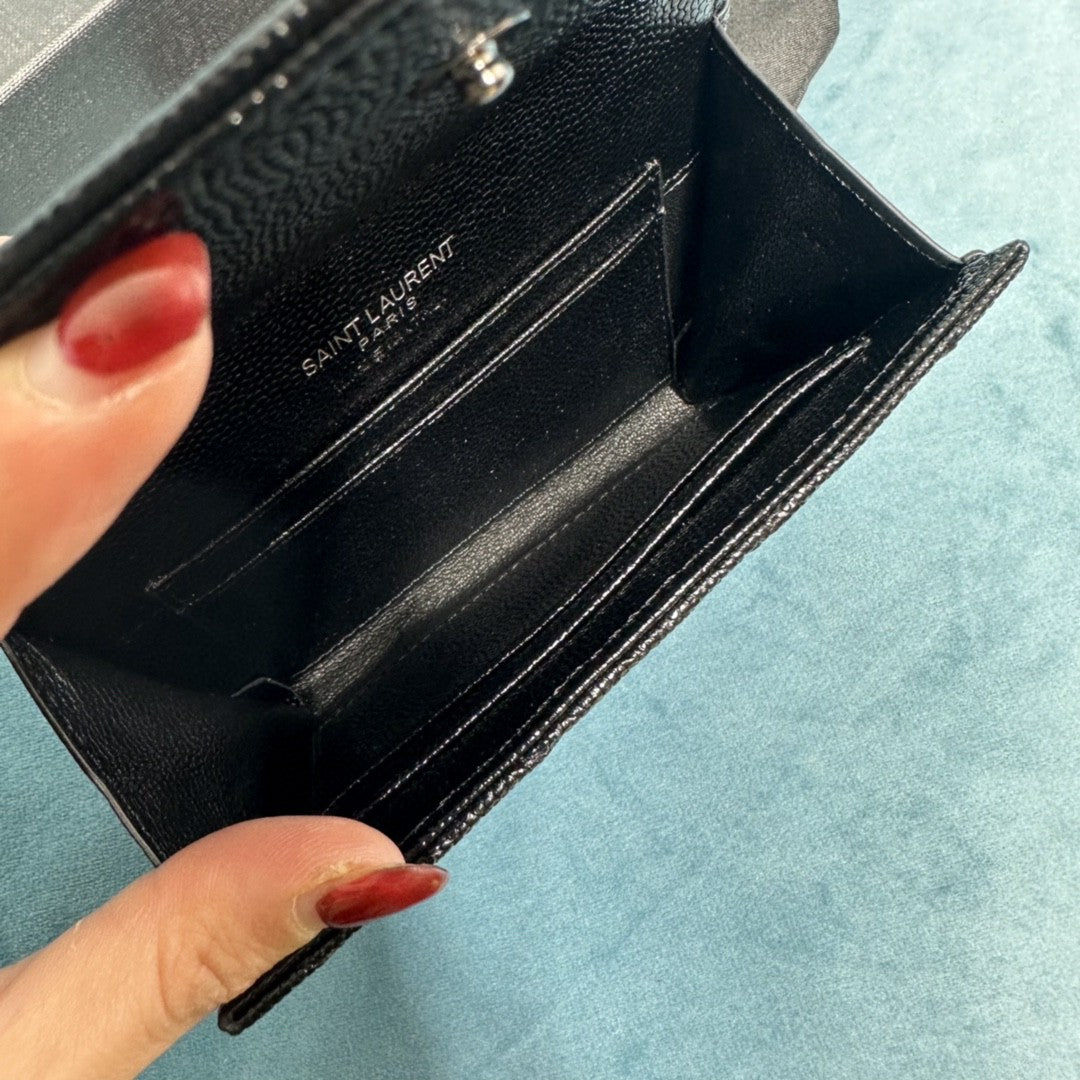 YSL CASSANDRE MATELASSÉ SMALL ENVELOPE WALLET