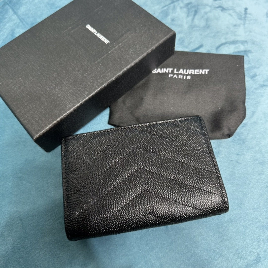 YSL CASSANDRE MATELASSÉ SMALL ENVELOPE WALLET