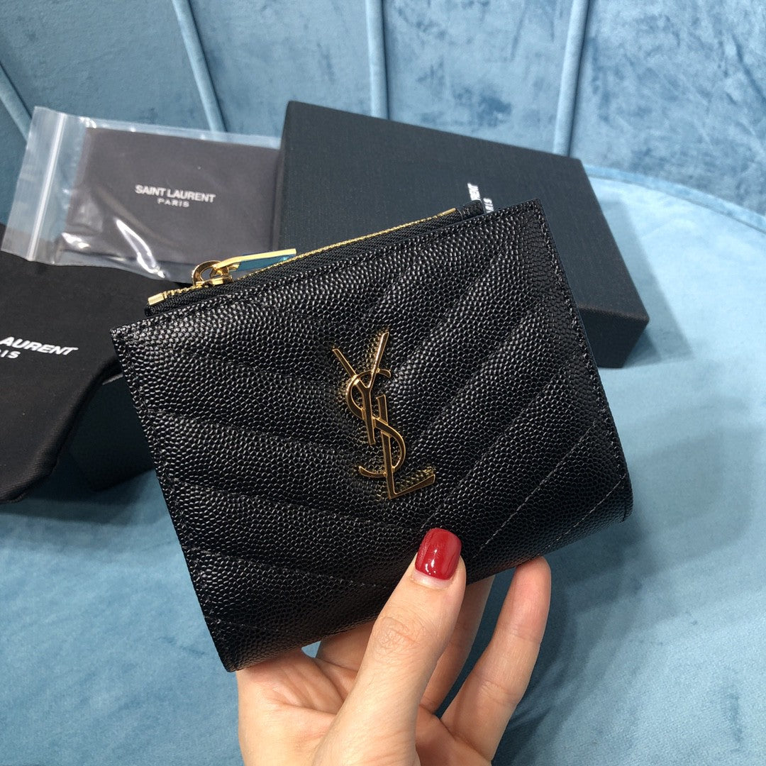 YSL zippy wallet