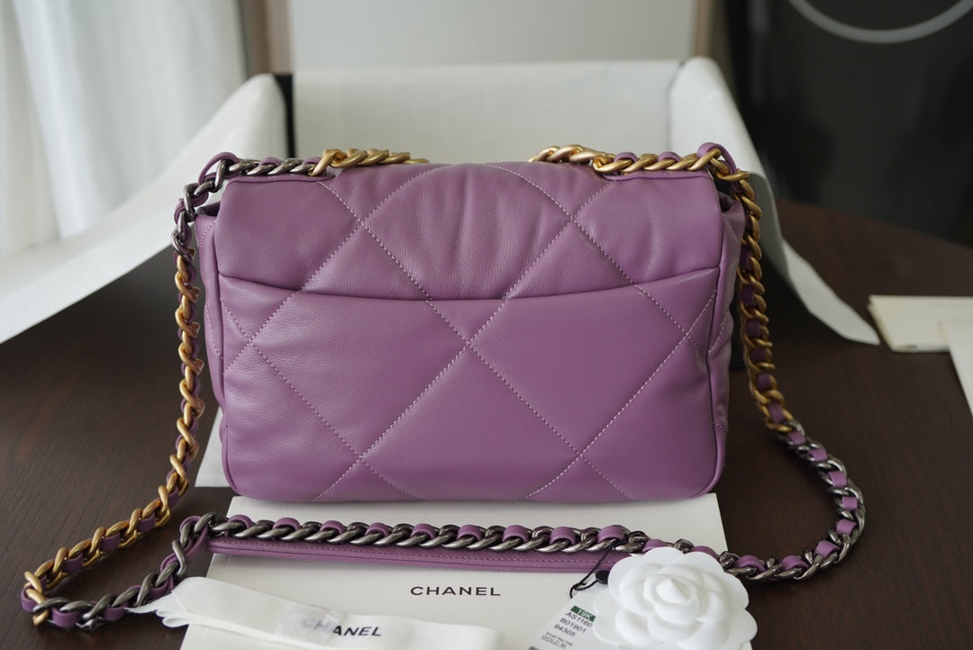 CC Large Tote 39 Light Beige Canvas Pearl Logo