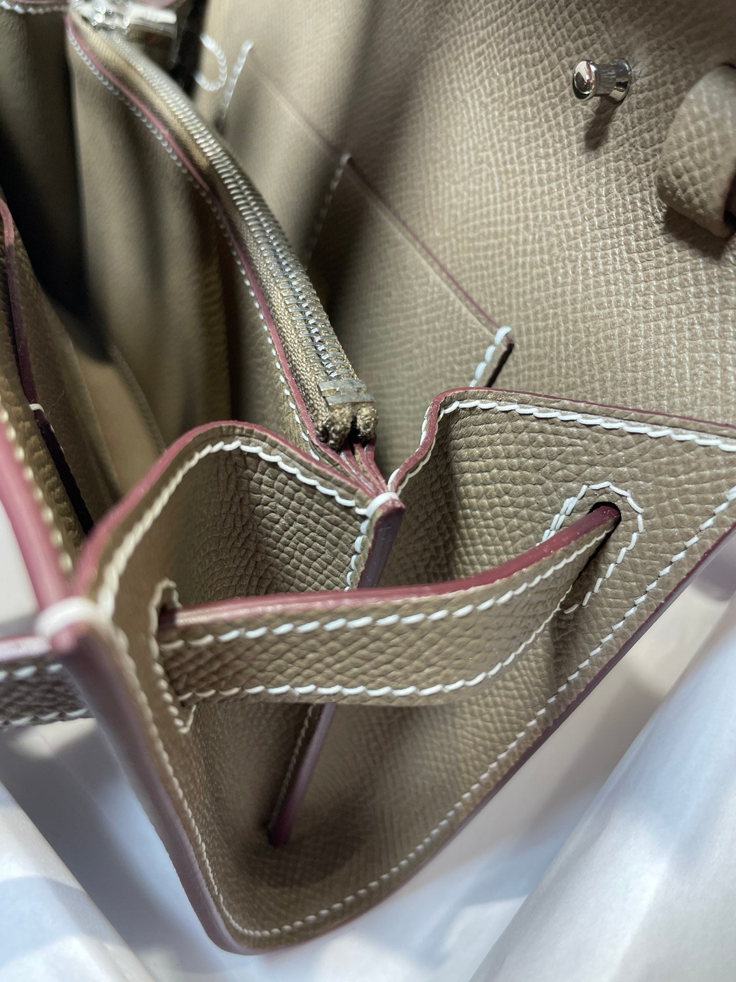 Richelieu Wallet 19 In Classic Red Goyardine Canvas