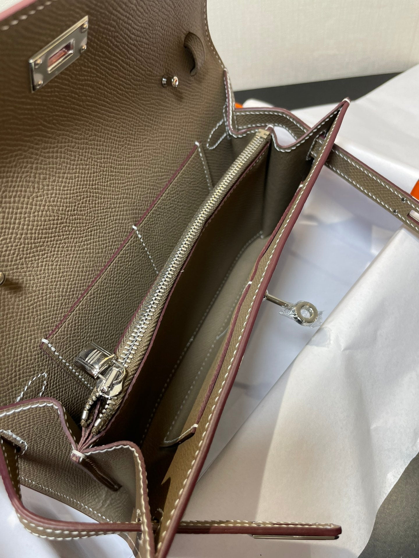 Richelieu Wallet 19 In Classic Red Goyardine Canvas