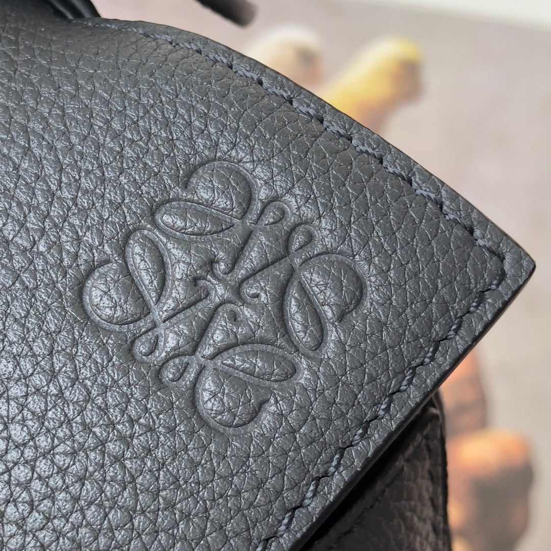 Loew Puzzle Fold Tote Iblack Shiny Calfskin