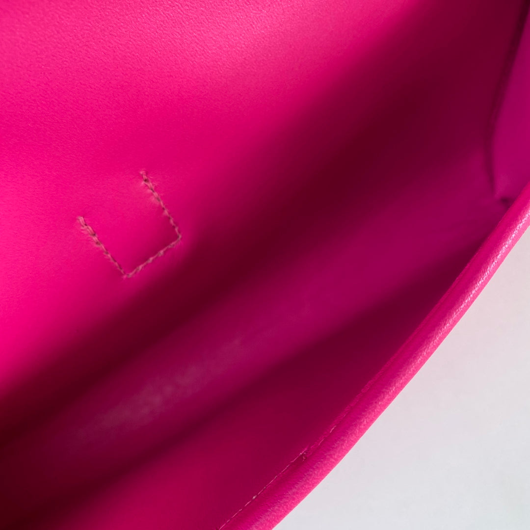 Richelieu Wallet 19 In Classic Red Goyardine Canvas