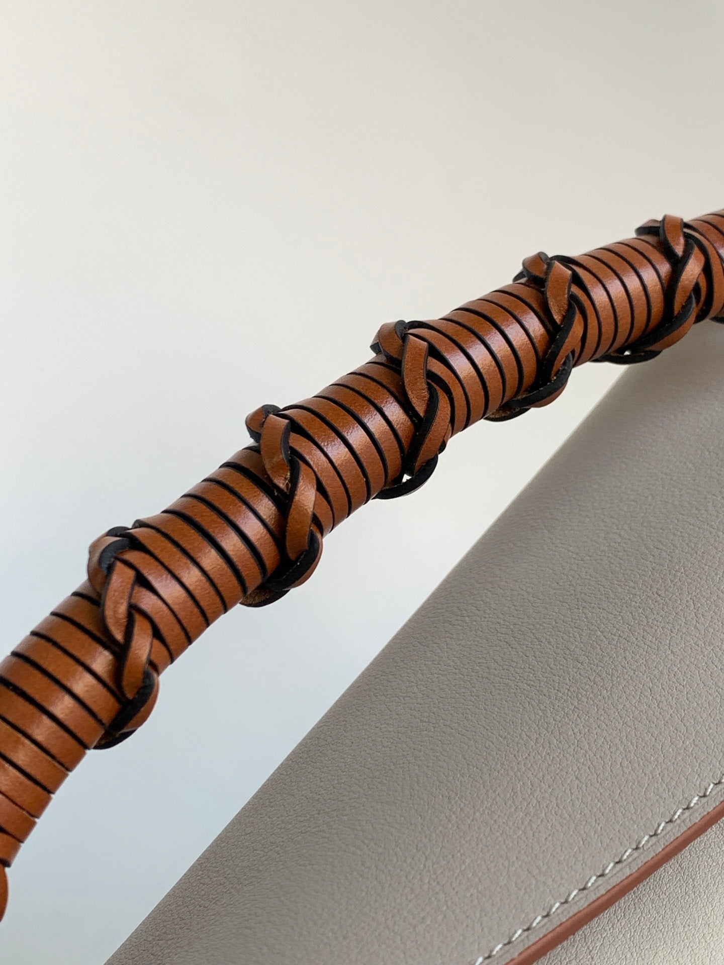 Loew Puzzle Fold Tote Iblack Shiny Calfskin