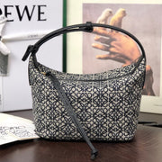 Loew Puzzle Fold Tote Iblack Shiny Calfskin