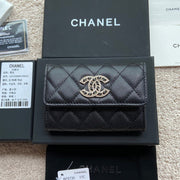 CC Large Tote 39 Light Beige Canvas Pearl Logo