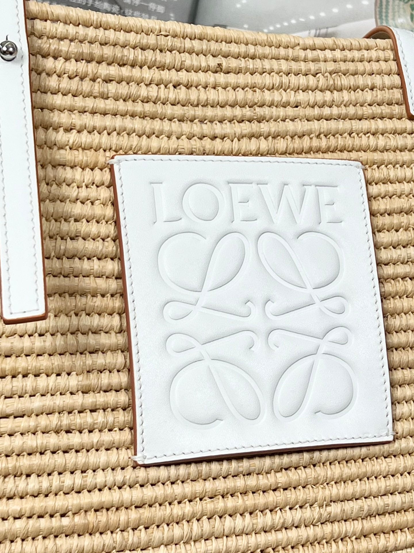 Loew Puzzle Fold Tote Iblack Shiny Calfskin