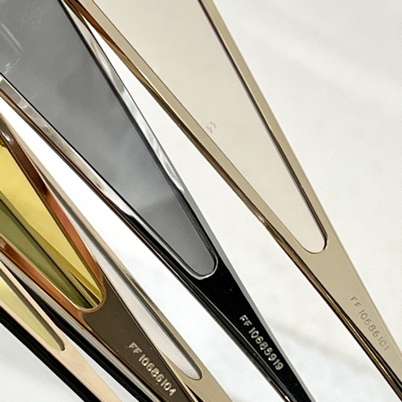 Disco Squared Sunglasses Ff M0093 In Metal