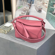 Loew Puzzle Fold Tote Iblack Shiny Calfskin