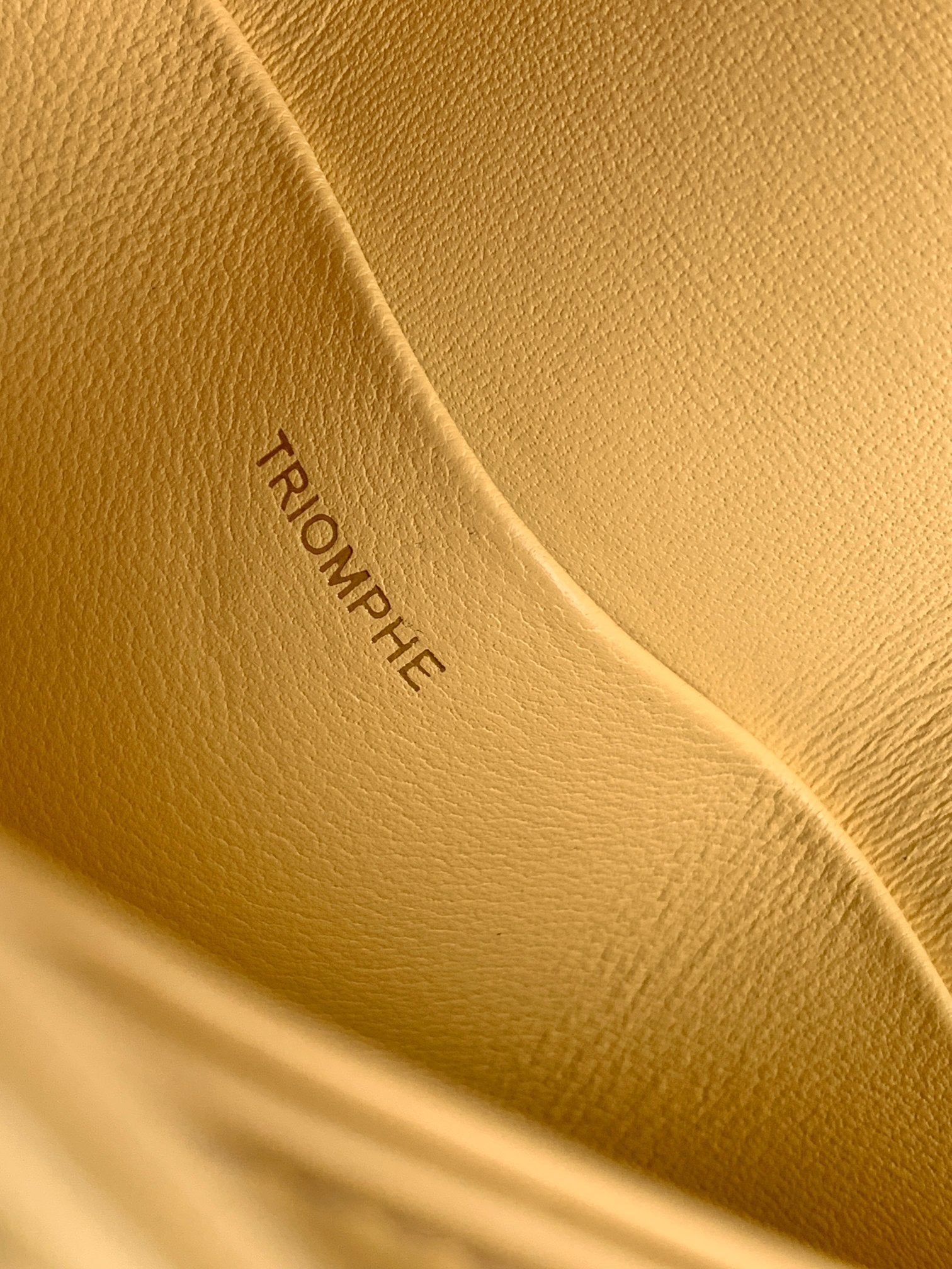 teen besace triomphe 18.5 lime calfskin