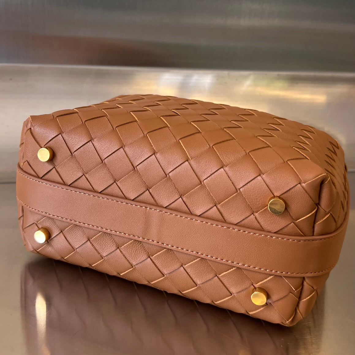 WALLACE 22 BAG in RUSSET BROWN CALFSKIN