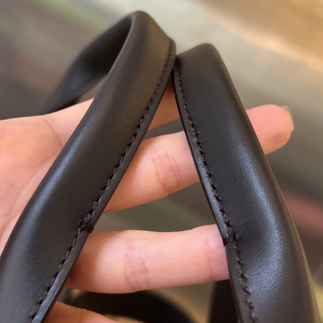 CASSETTE 44 TOTE BEIGE and BLACK VISCOSE