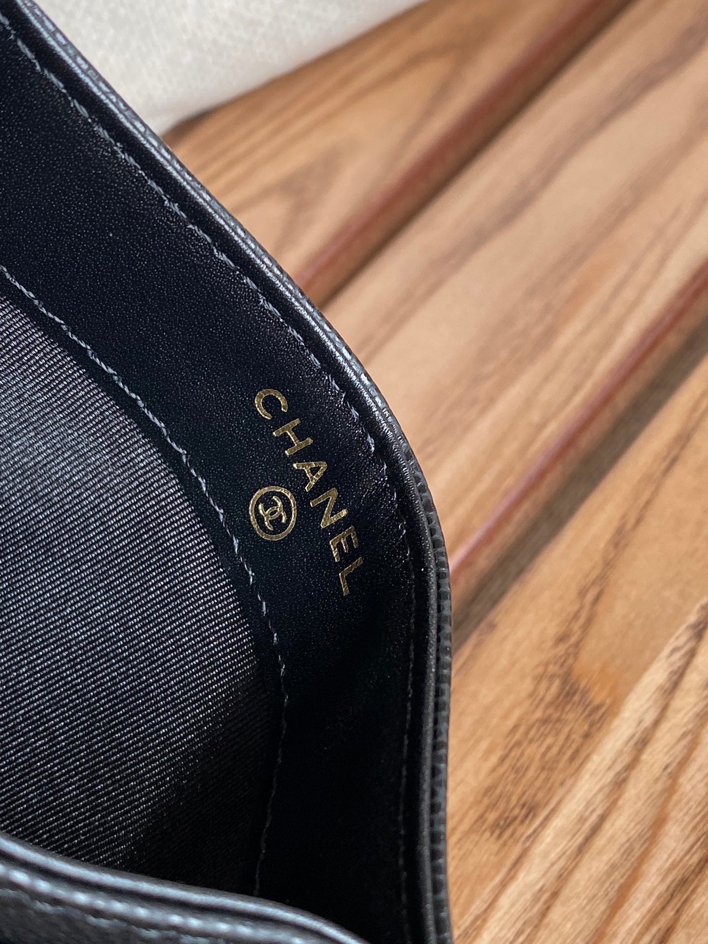 CC Large Tote 39 Light Beige Canvas Pearl Logo