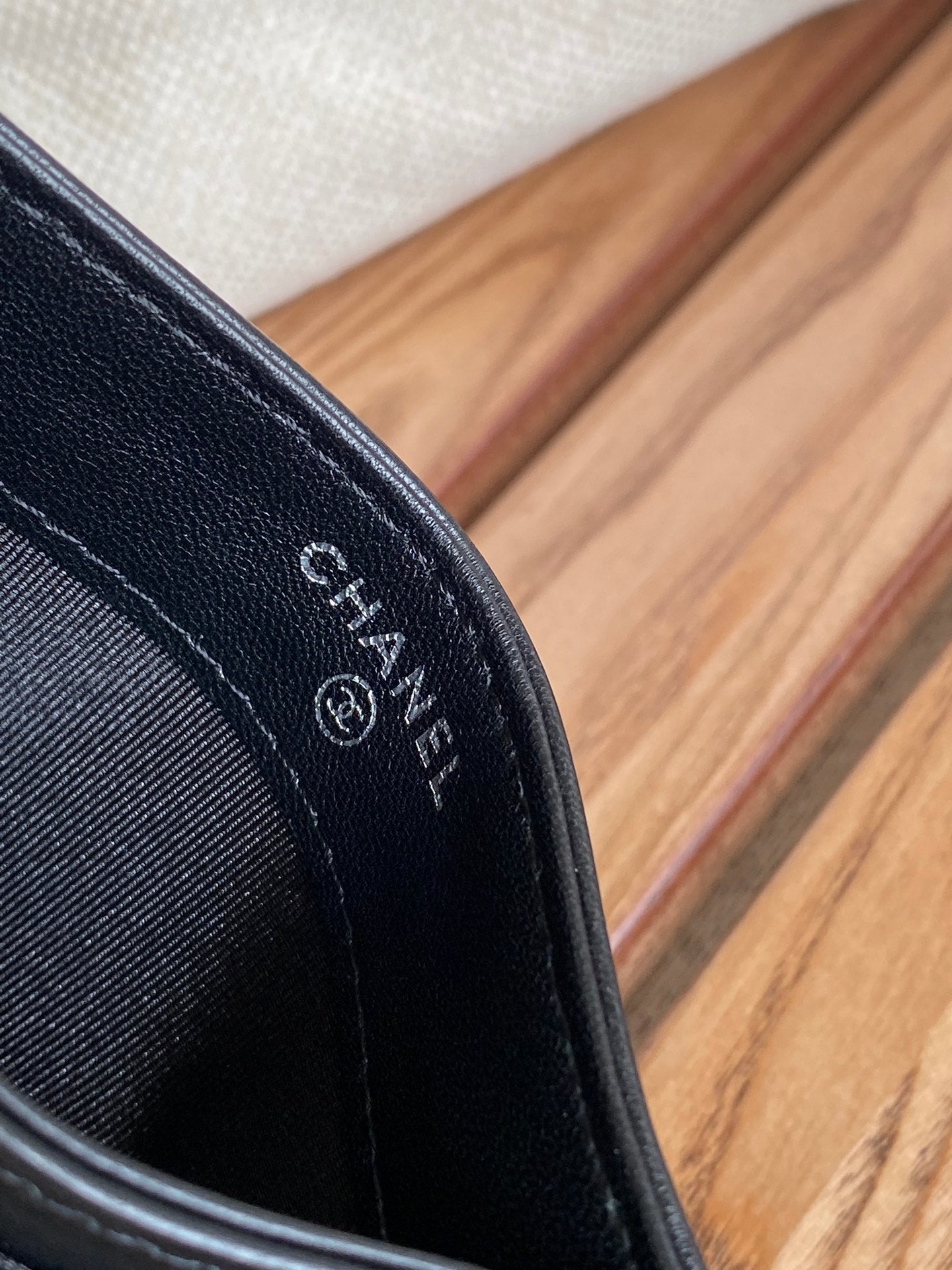 CC Large Tote 39 Light Beige Canvas Pearl Logo