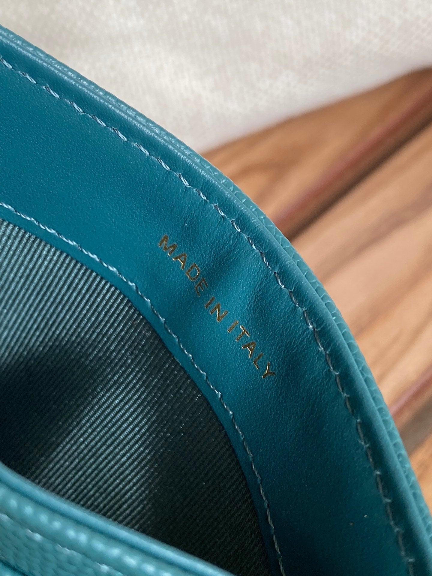 CC Large Tote 39 Light Beige Canvas Pearl Logo